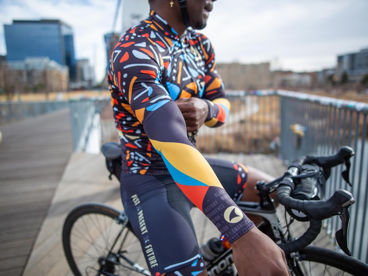 Summer Sleeves - Indy freelance x Major Taylor Iron Riders - A cycling clothing celebration of Black History Month - Past, Present, Future