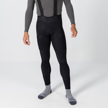 Men's Thermal Cycling Bib Tights - On Body Front View