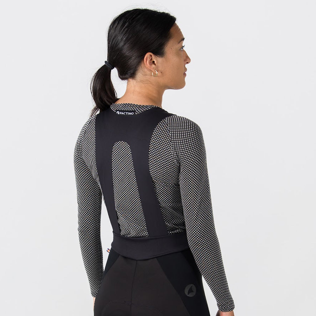 Long Sleeve Cycling Base Layer for Women - Thermoregulator Back View