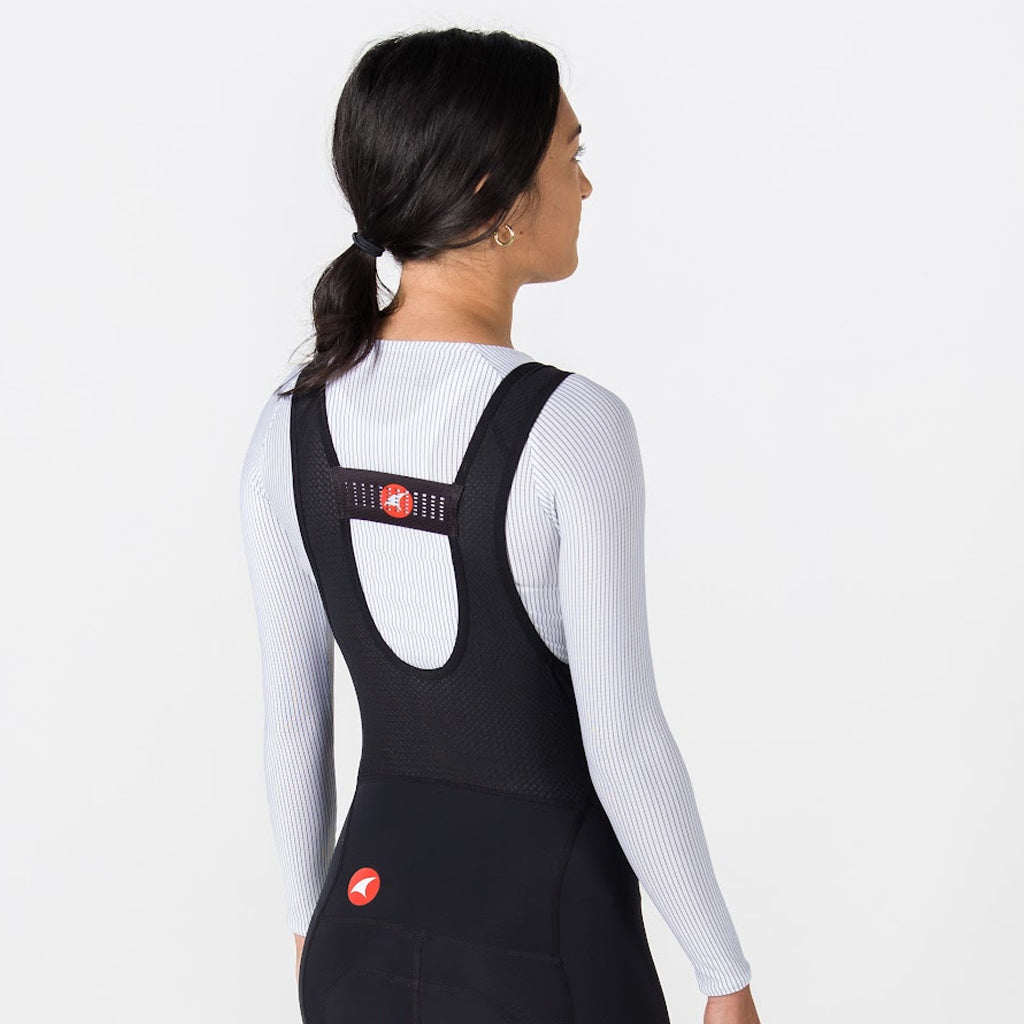 Womens Long Sleeve Cycling Base Layer - On Body Back View