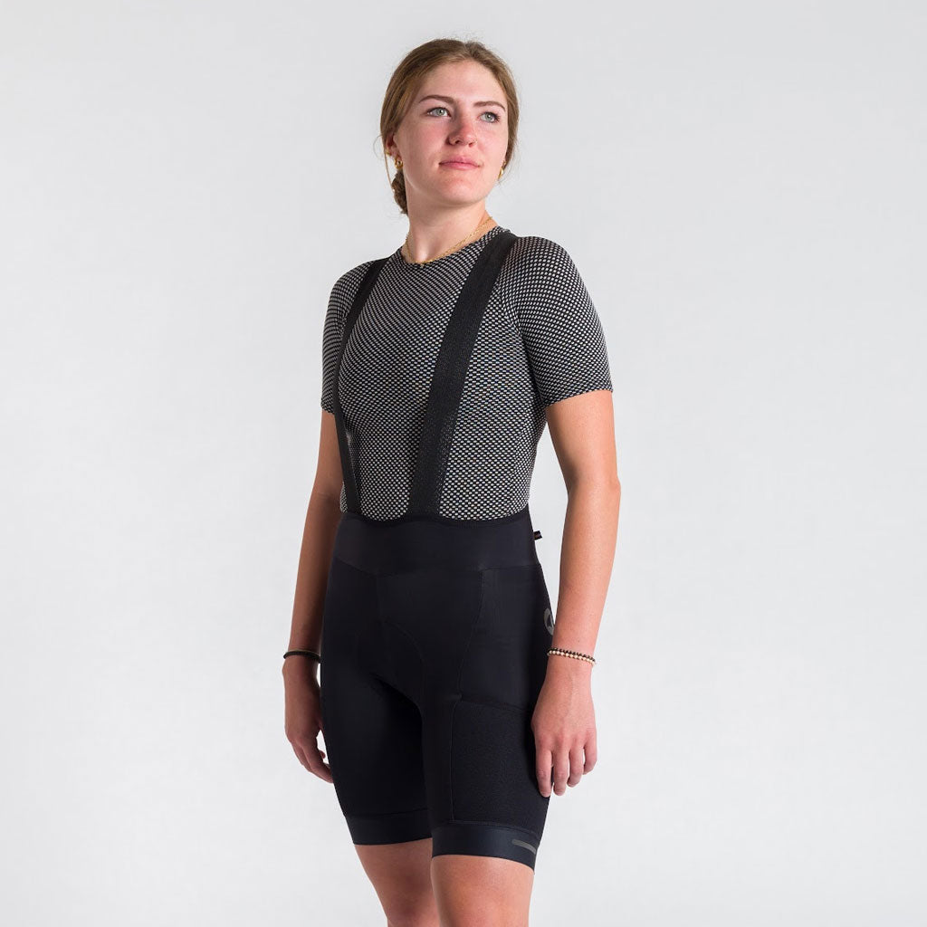Women's Thermal Cycling Bibs - Front View